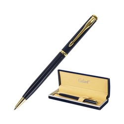 Ручка подарочная шариковая GALANT Arrow Gold Blue, корп.темно-синий, золот.детали, 0,7мм,син,140653