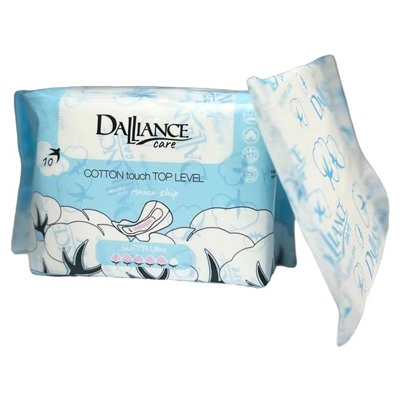 Прокладки гигиенические "DALLIANCE Care COTTON touch SUPER Ultra" (10 шт.) (10326053)