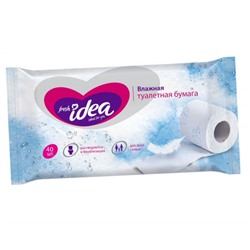 Влажная туалетная бумага Fresh idea 40шт