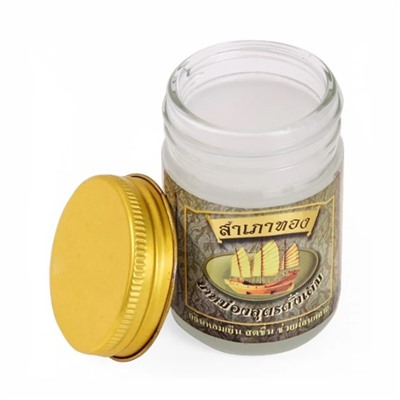 Тайский белый травяной бальзам с Китовым жиром NOVOLIFE, 50 гр.