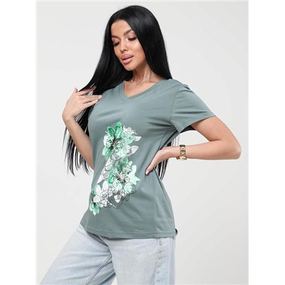 Футболка Вейгела хаки ИвК