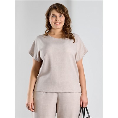 Женская блузка "Женский каприз-3" / бежевый