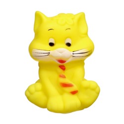 Игрушка для ванны «Котик», с пищалкой, цвет МИКС