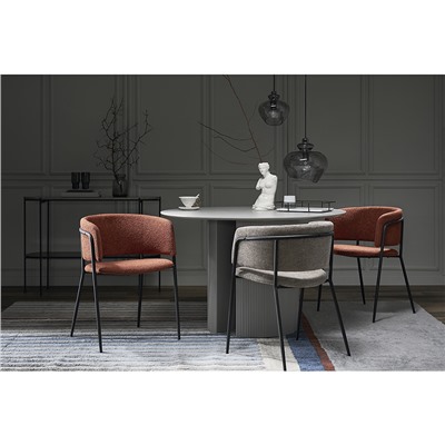 Стул Helning, букле, терракота