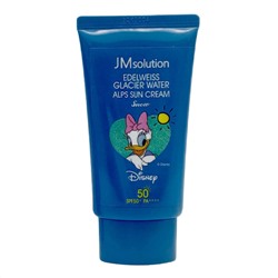 Jmsolution Охлаждающий солнцезащитный крем / Edelweiss Glacier Water Alps Moist Suncream Snow SPF50+/PA++++ Disney Daisy Duck, 50 мл