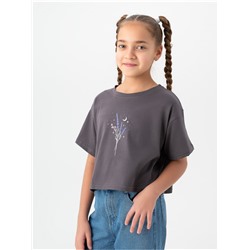 Футболка "Луна" графит детская