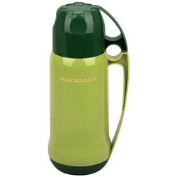 Термос BACKMAN BM-0901-01 обьем 1,0л стекло 2 чашки в комплекте (12) оптом