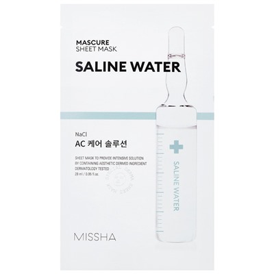 Missha Mascure AC Care Solution Sheet Mask  Тканевая маска Mascure AC Care Solution