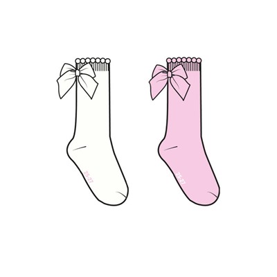 Носки для девочки, 2 пары в комплекте