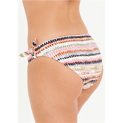 Printed Bow Bandeau Bikini Bottoms