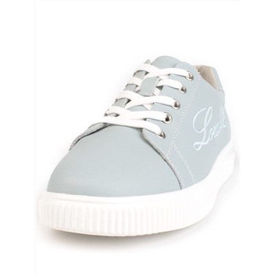 05-PDD165-5 GRAY/BLUE Кроссовки женские (натуральная кожа)
