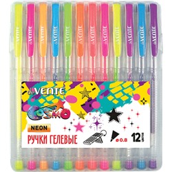 Набор ручек гелевых 12цв "deVENTE. Cosmo Fluo" 0,8мм 5051037/12/Китай