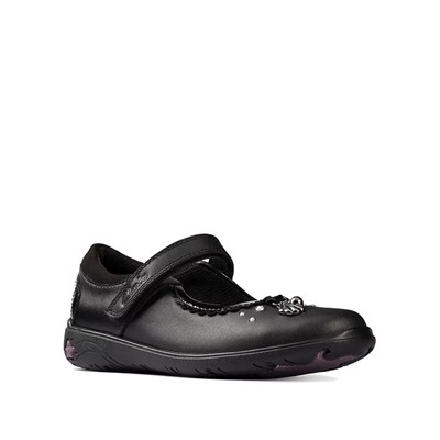Kids' Leather Riptape Mary Jane Shoes (Kid size 10-2.5)