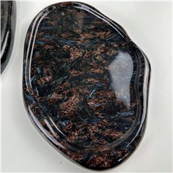 Радуга Самоцветов Блюдо из Арфведсонита (Нуумит)