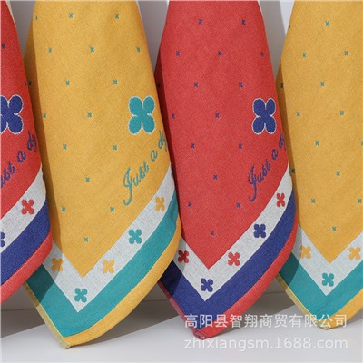 Towels New Britney Gauze Square Scarf Korea Soft Absorbent Kitchen Hand-Wearing Turban Factory Price Wholesale