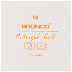 СОТЕЙНИК ДЛЯ ЗАПЕКАНИЯ BRONCO "MIDNIGHT GOLD" 25*20*5,5 СМ 1000 МЛ (КОР=24ШТ.)