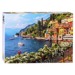 Пазлы 2000 "Озеро Комо, Италия"
