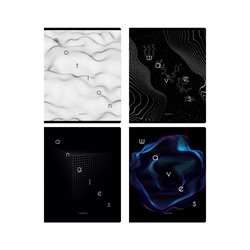 Тетрадь 80л., А5, клетка BG "Motion Graphics", эконом