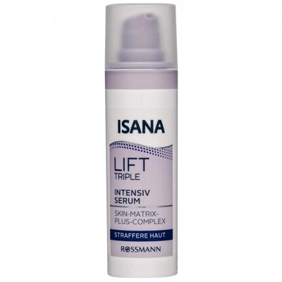 Isana Triple Lift Intensiv Serum Интенсивная Сыворотка Тройной лифтинг для грубой кожи  30 г