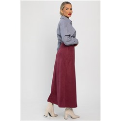Юбка макси Алана (бордовая) Ю14254-6М