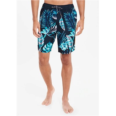Leaf Print Swim Shorts