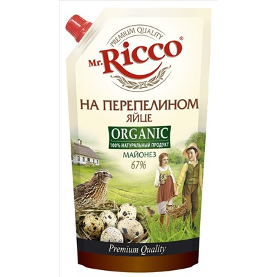 М-з MR ORGANIC "Пер. Яйцо" Д/П 67% 400мл. 1/22