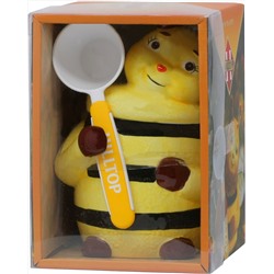 HILLTOP. 8 марта. Керамика. Чайница «Пчелка» 30 гр. чайница керам.