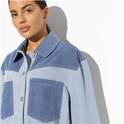 Джинсовая куртка комбинированная, Turin