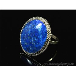 Кольцо из лазурита "Овал" 21*27мм, размер 17,5