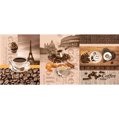 Набор из 3-х кухонных полотенец Кофе тайм