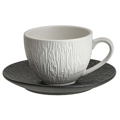 Чайный набор 2 предмета 200 мл AK4-0004 "FLAT WHITE collection" в подарочной коробке