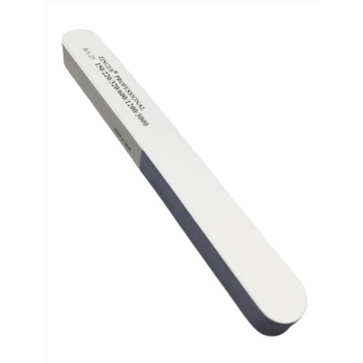 Zinger Полировочный блок для ногтей / Classic BA-25, 150/220/320/600/1200/3000 грит, серо-белый