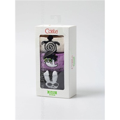 Носки женские 17С-183СП 781 Classic Conte [3 пары] Дроп х/б
