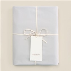 Простыня 1.5 спальная SL Home Percale 300ТС, 160×235 см, серая, хлопок 100%
