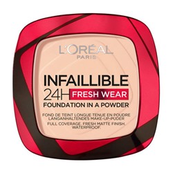 2 L`oreal Пудра ИНФАЙИБЛЬ 24H FRESH WEAR т.180 rose sand