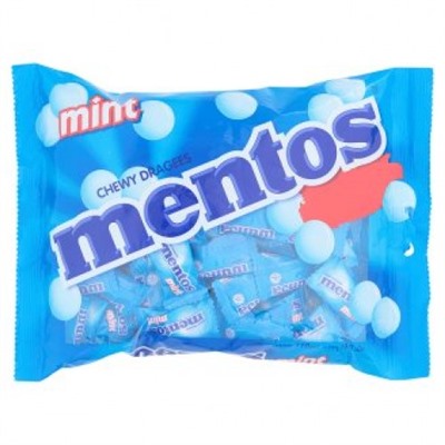 Фруктовые и мятные конфетки Mentos 100 штук