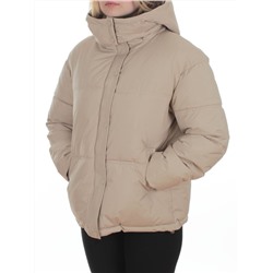 S24-292 BEIGE Куртка зимняя женская (150 гр. холлофайбер)