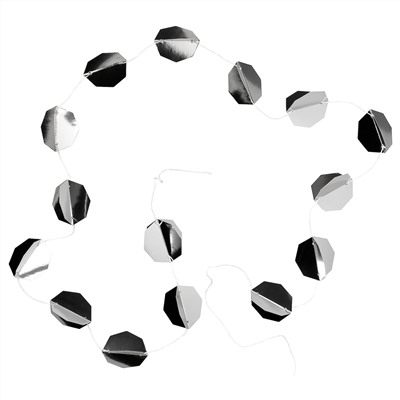FRÖJDA, Girlande, Chromeffekt,, 3.0 m