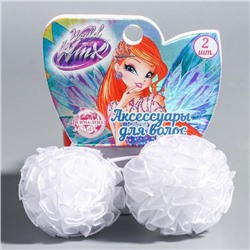 Набор 2 банта-резинки, ВИНКС, 3,5 см