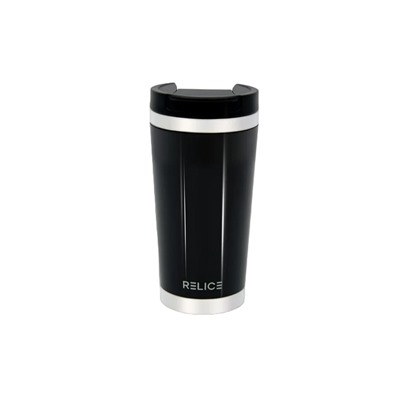 Термокружка RELICE RL-8401 BLACK обьем-400 мл, Эффективное поддержание температуры напитков(24) оптом