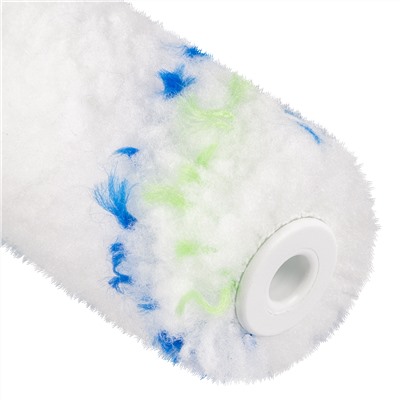 Мини-валик сменный "Водные краски", 110 мм, ворс 12 мм, D 16 мм, D ручки 6 мм, полиэстер Сибртех