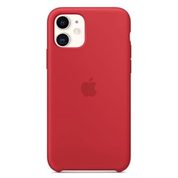 Силиконовый чехол для iPhone 11 красный