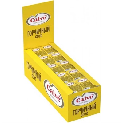 Соус Calve Горчичный дип-пот 25 г (упаковка 30шт)/КДВ