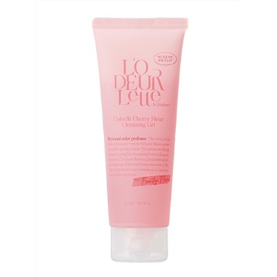 LODEURLETTE Очищающий гель для проблемной кожи лица / In England Colorfit Cherry Fleur Cleansing Gel, 150 мл