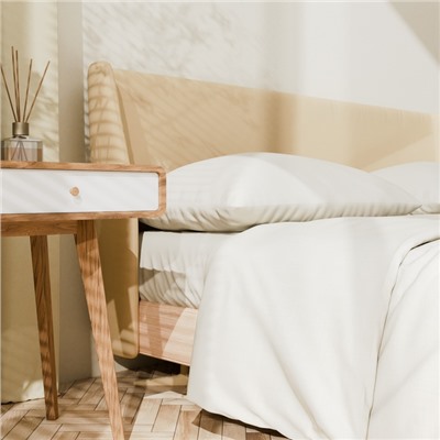 Постельное бельё LoveLife 1,5сп Coconut milk 143х215см, 150х225см, 50х70см-2шт, 100%хлопок, сатин, 125г/м²