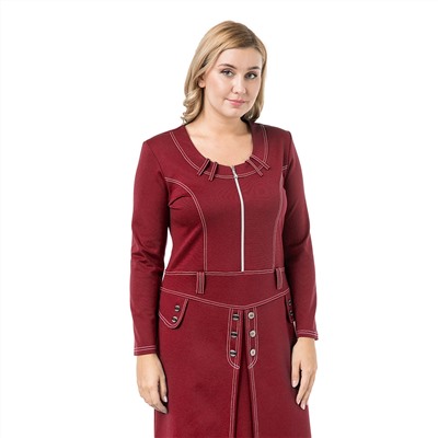 Elena Collection Платье, Бордовый