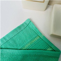 Полотенце махровое 70*120см "Comfort" цвет бирюзовый 01-026, плотность 300гр/м2 TJ, с петелькой-подвесом