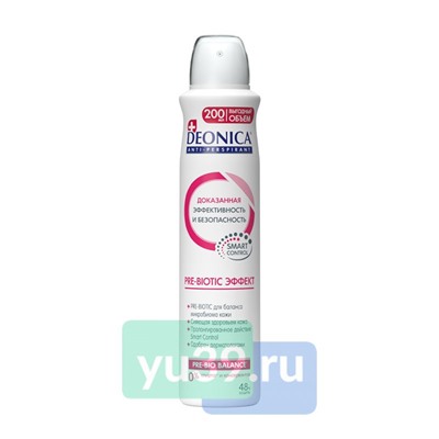 Антиперспирант-спрей DEONICA Pre-Biotic 200мл