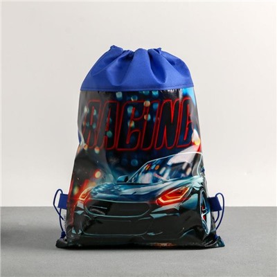 Мешок для обуви Racing, размер 41×30 см