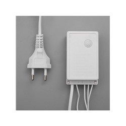 Гирлянда «Бахрома» 4 × 0.6 м, IP44, белая нить, 180 LED, свечение белое, 8 режимов, 220 В